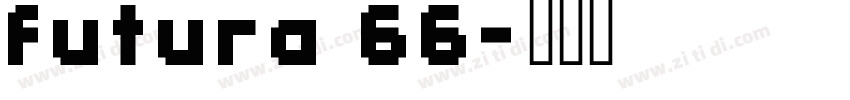 futura 66字体转换